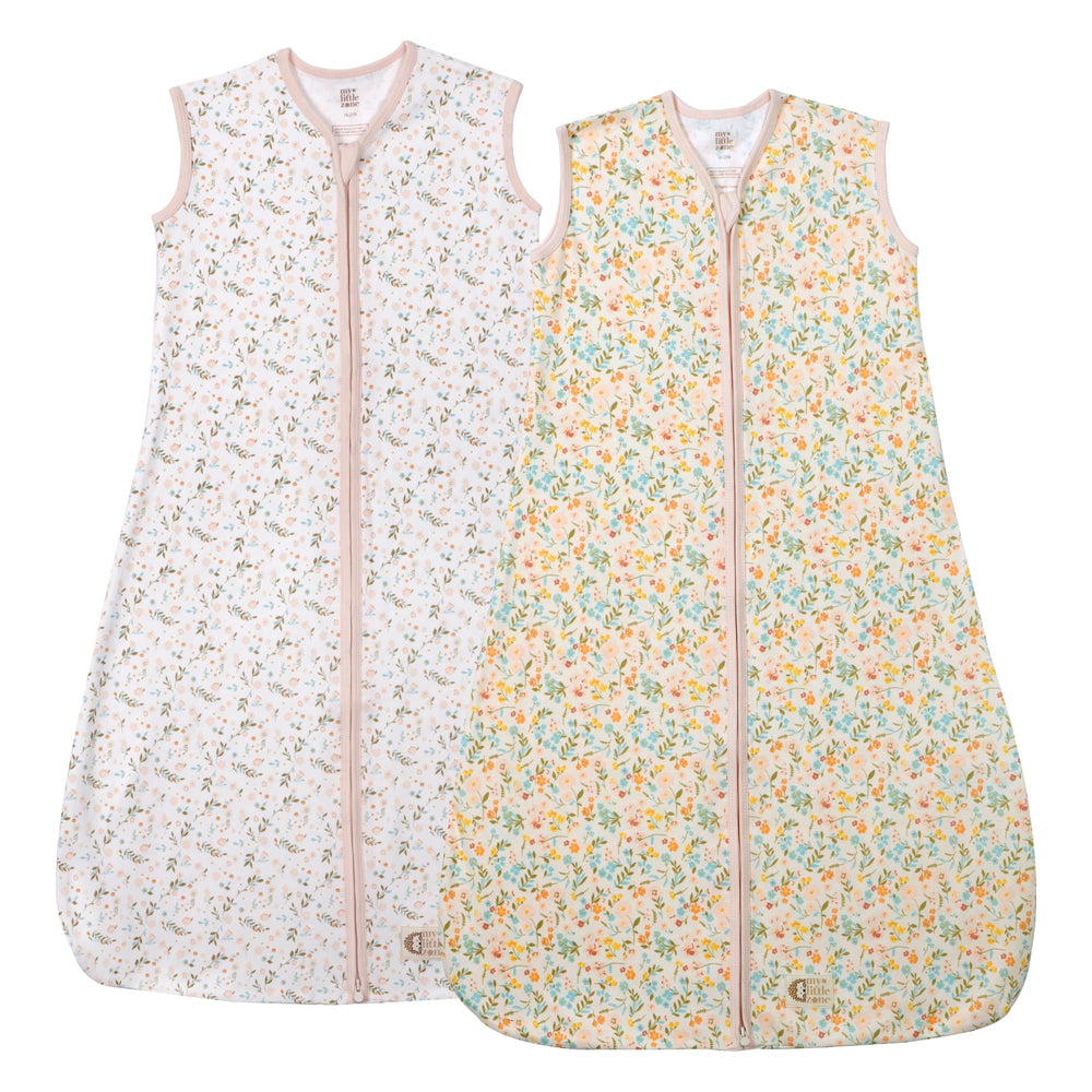 MY LITTLE ZONE sleep sack 12-18 months in pink floral with breathable warmth for safe sleep