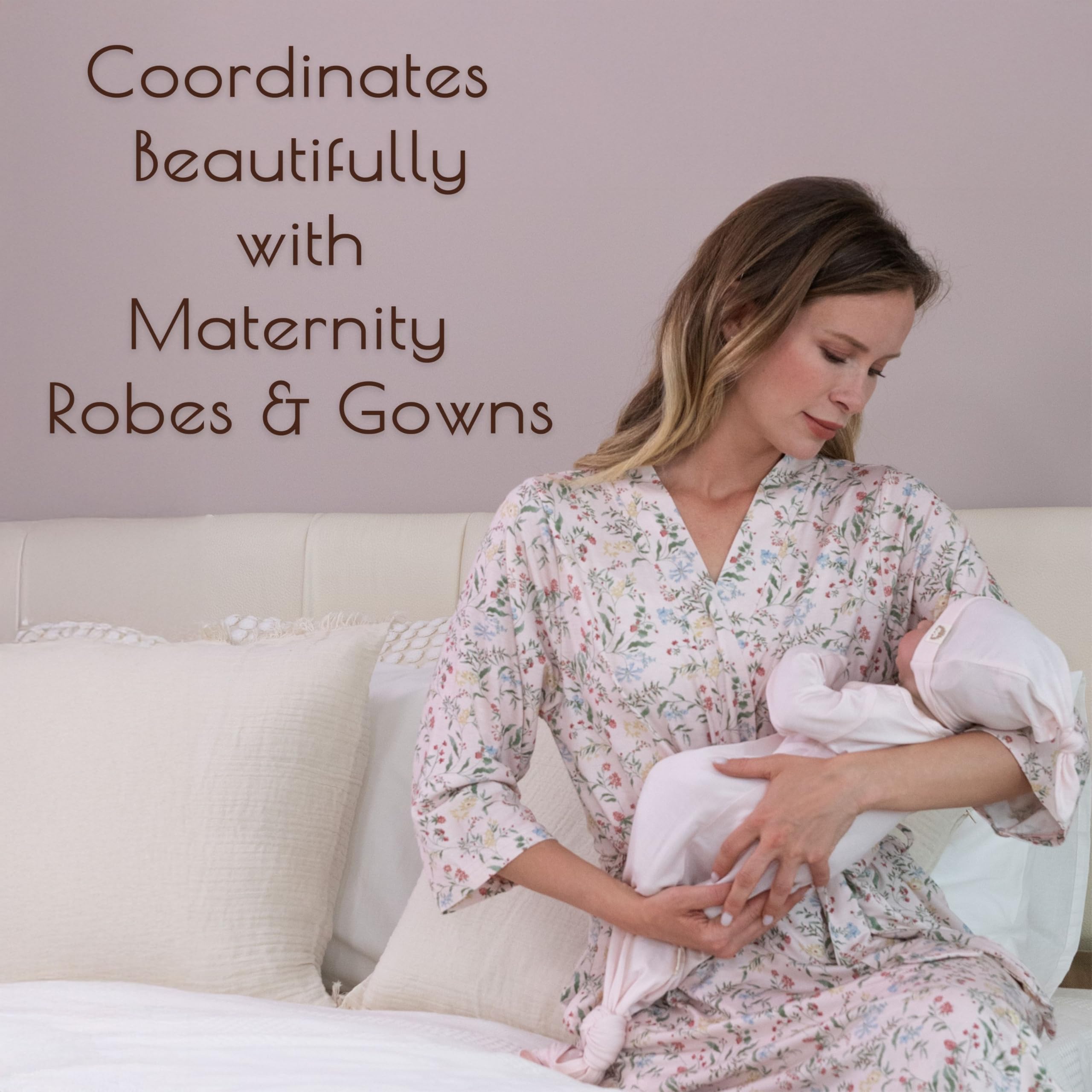 MY LITTLE ZONE two-pack gown set with easy tie design for quick changes.