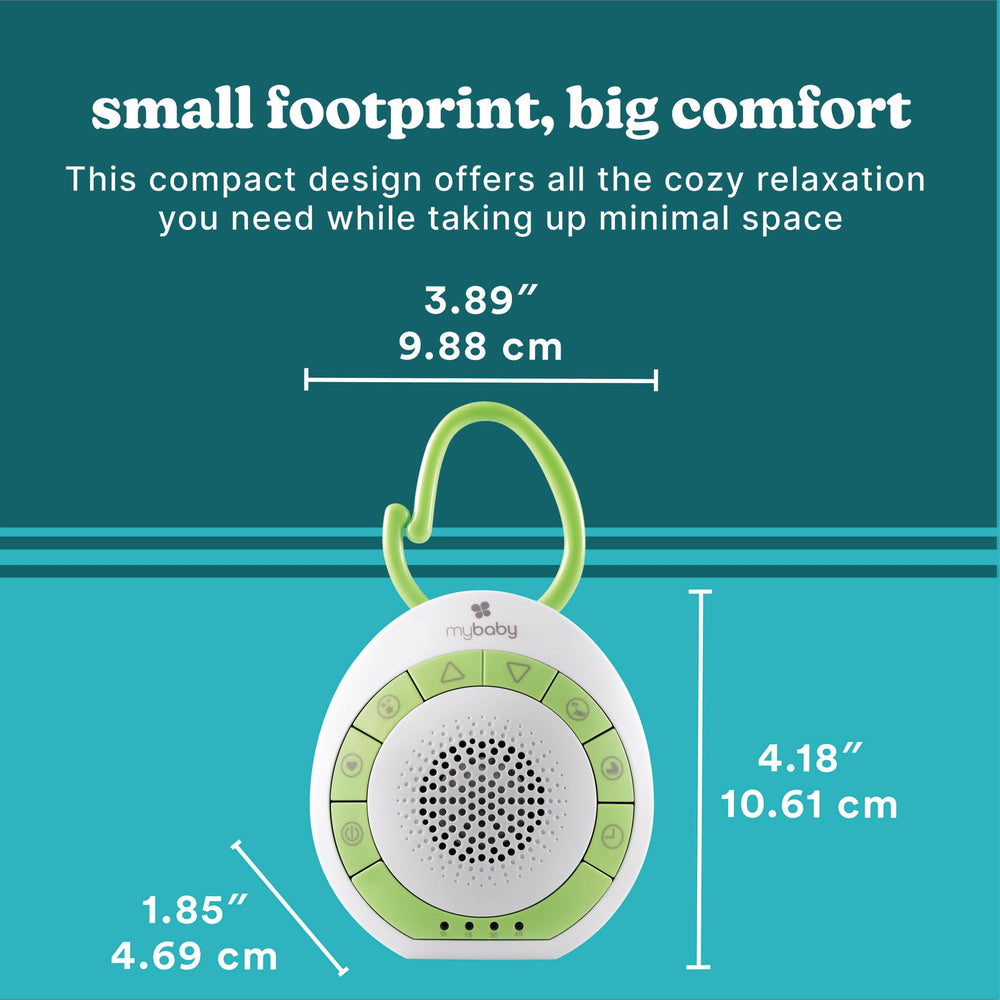 MyBaby heartbeat sound option provides a gentle rhythm for baby naps.