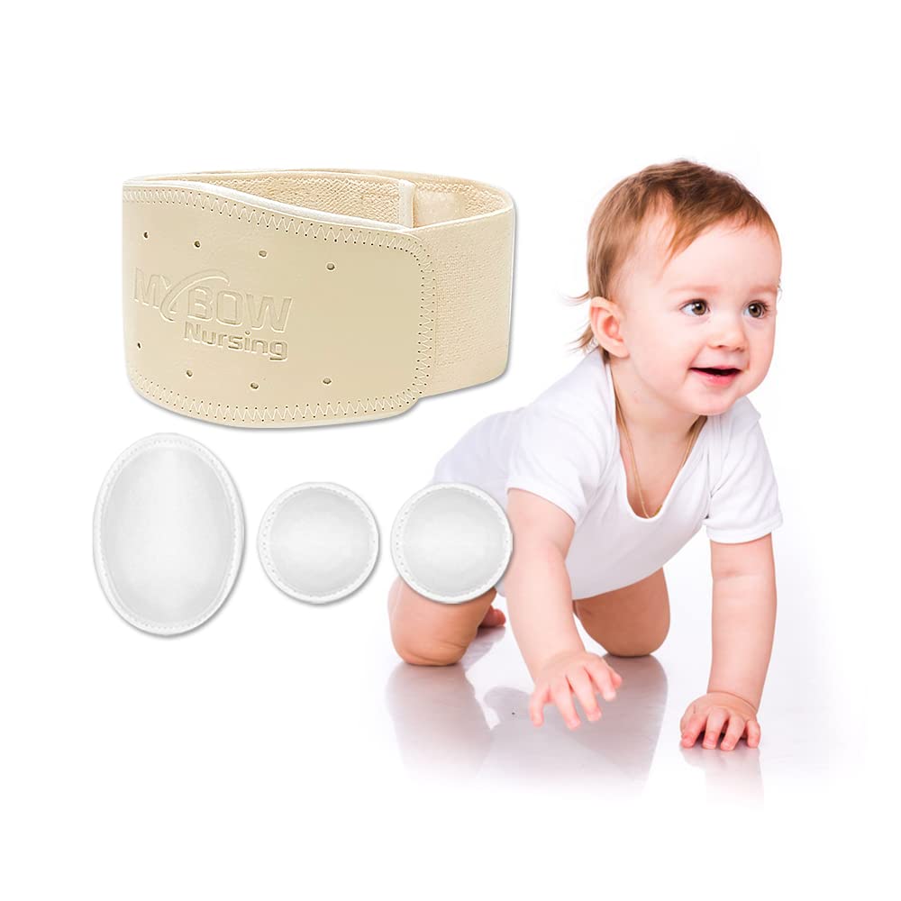 Mybow Umbilical Hernia Belt baby wrap with soft fabric for gentle support