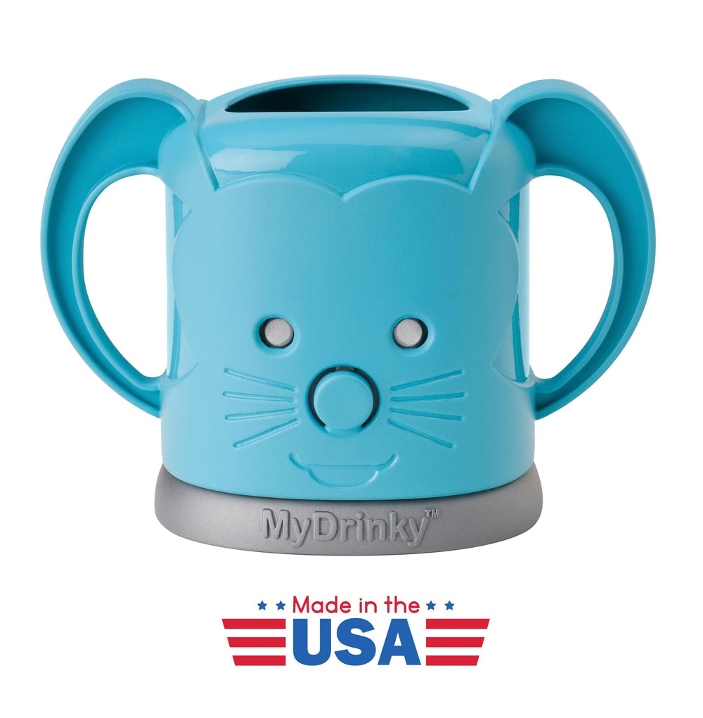 MyDrinky InchBug spill prevention design stays secure during squeezes.