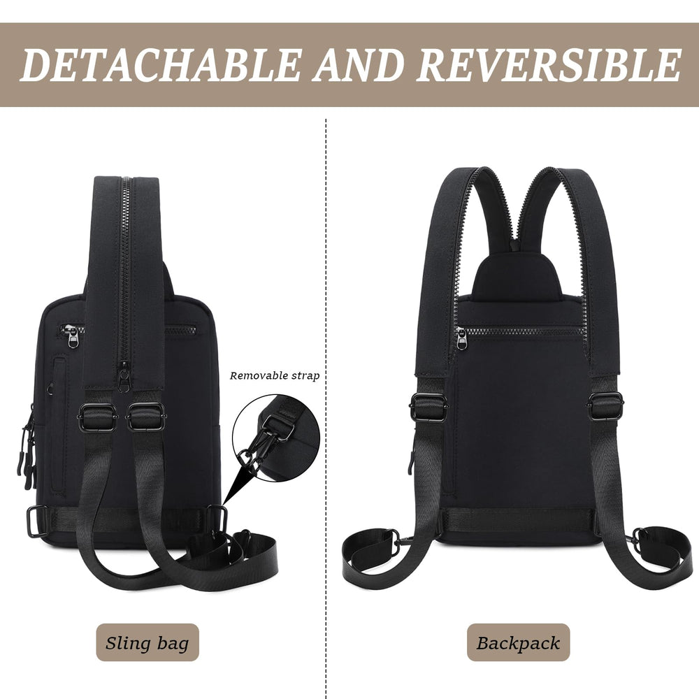 MYHOZEE adjustable straps enable right or left-handed wear