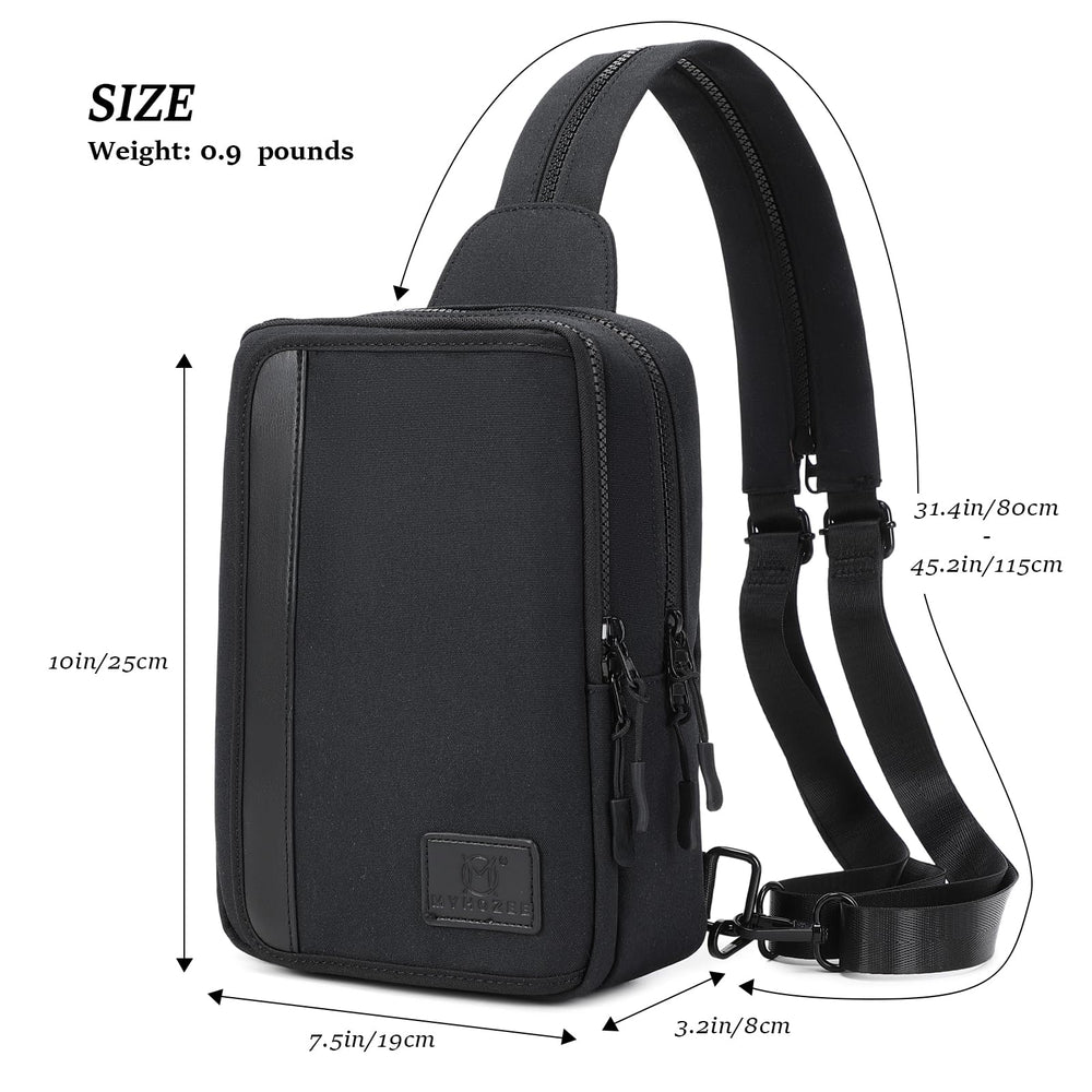 MYHOZEE bag with hidden net bottle pouch for hydration on the move