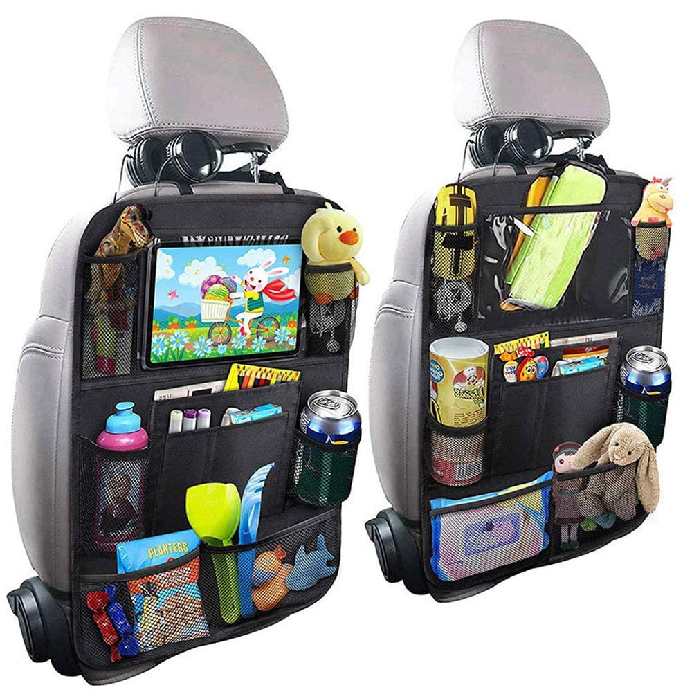 MYKOMI car backseat organizer full back seat coverage keeps upholstery clean