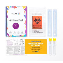 myLAB Box V-Box results access screen highlights discreet, secure results.