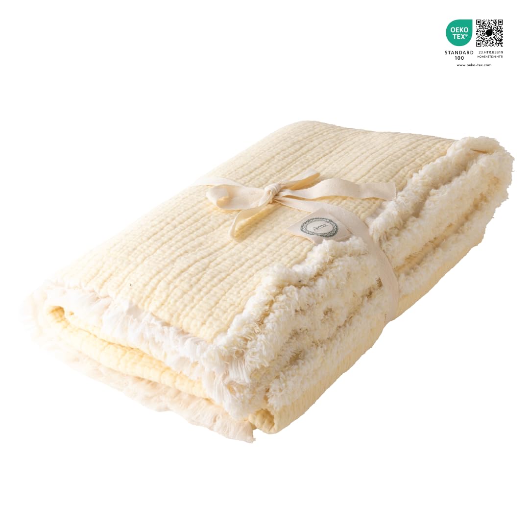 MylasaHome lightweight blanket designed for year-round use.