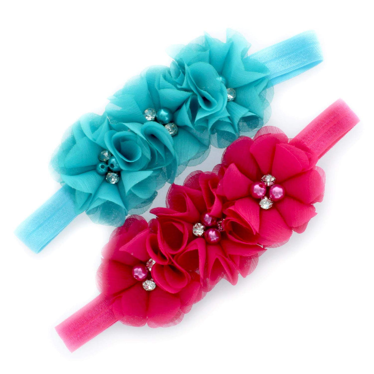My Lello two headbands on display card for quick styling inspiration