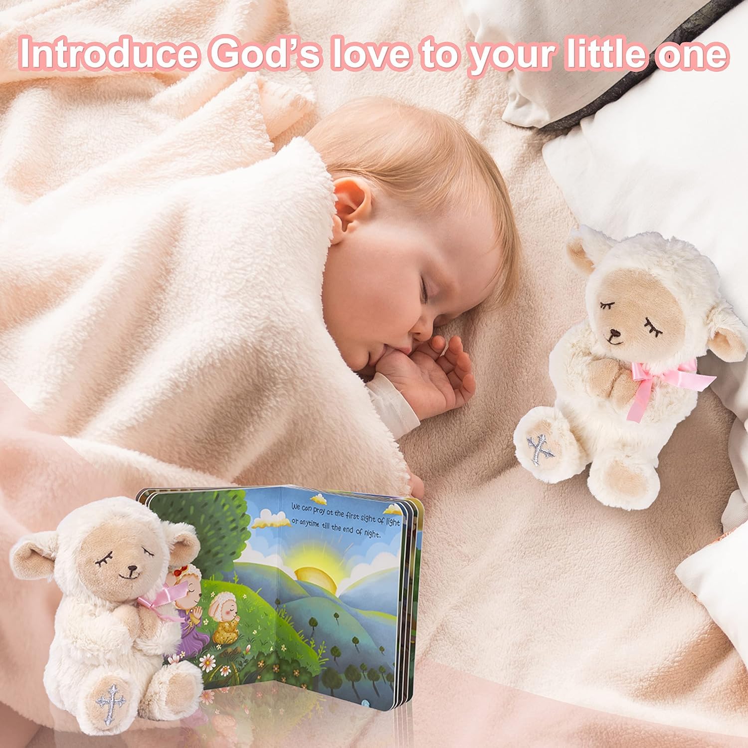 MyMateZoe christening soft toy and book combo for a keepsake gift.