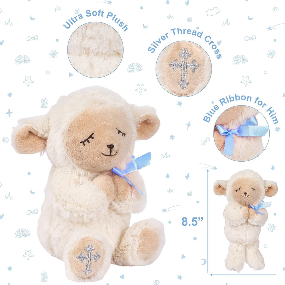 MyMateZoe Let Us Pray baby book pages open, friendly introduction to prayer for infants.