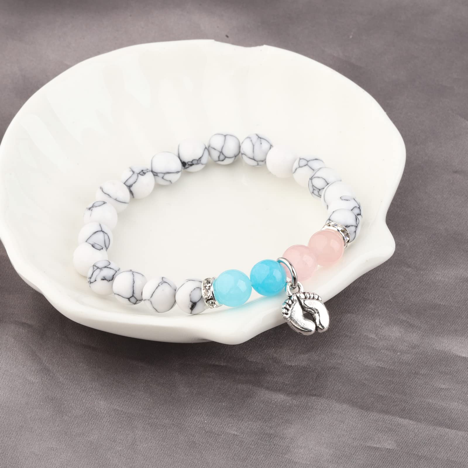 MYOSPARK New Grandma Necklace on model during candid moment.