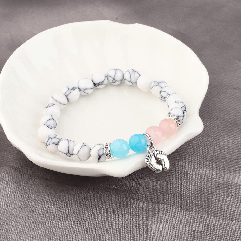 MYOSPARK New Grandma Necklace on model during candid moment.