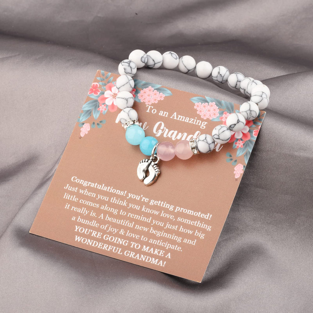 MYOSPARK New Grandma Necklace packaged in velvet pouch, ready to gift.