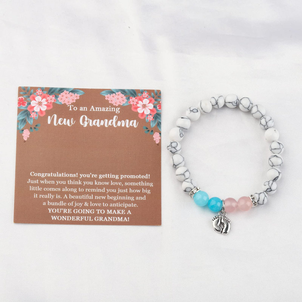 MYOSPARK New Grandma Necklace worn with outfit, demonstrating versatile style.
