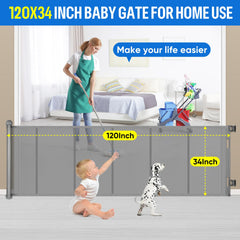MYPIN gate demonstrates easy one-handed operation for busy parents