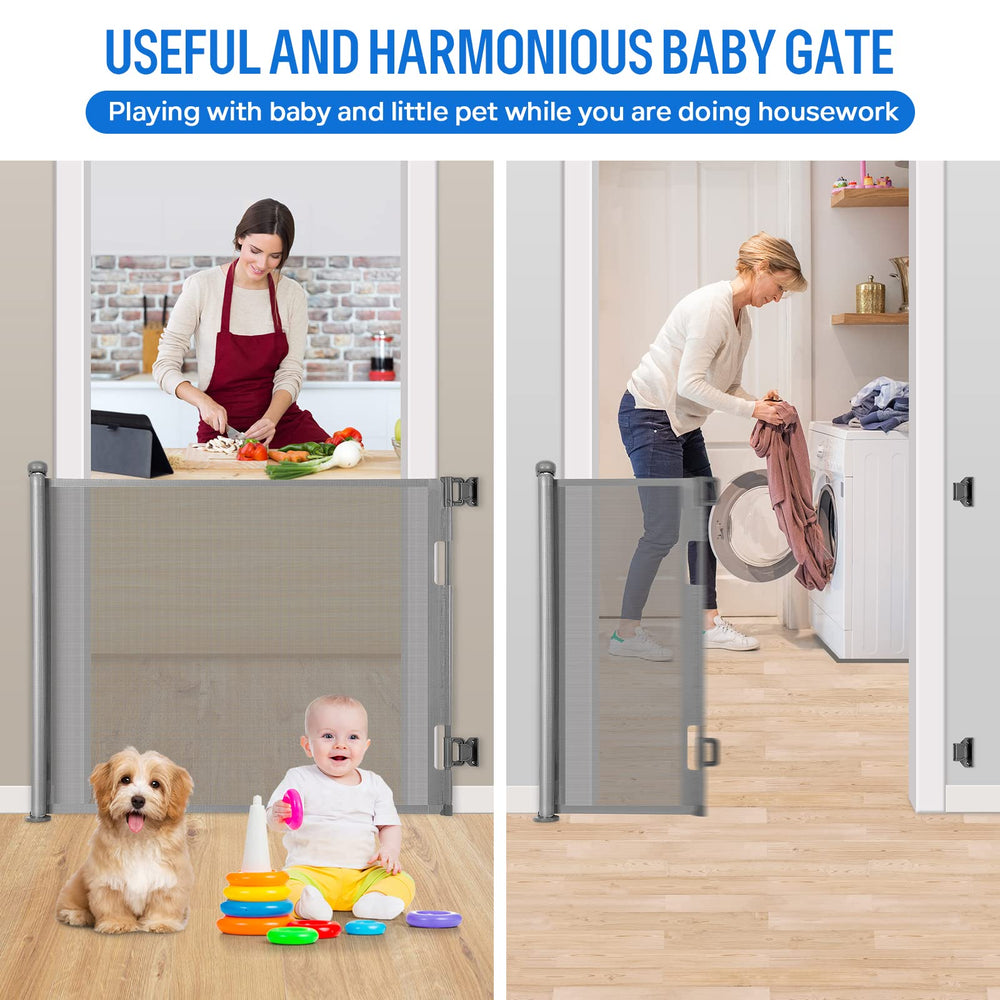 MYPIN Gate suitable for indoor and outdoor use, easy wipe-clean surface.