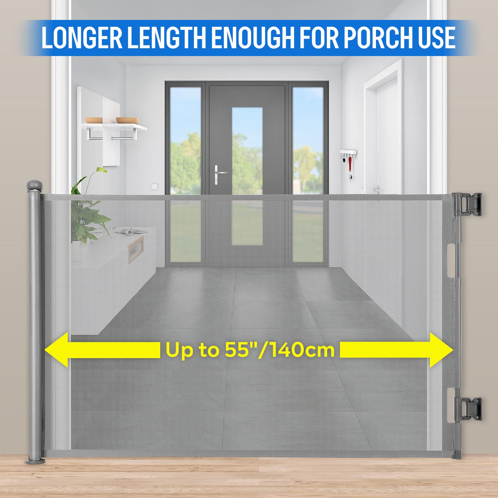 MYPIN Gate Two-Way Door facilitates smooth pass-through for adults.