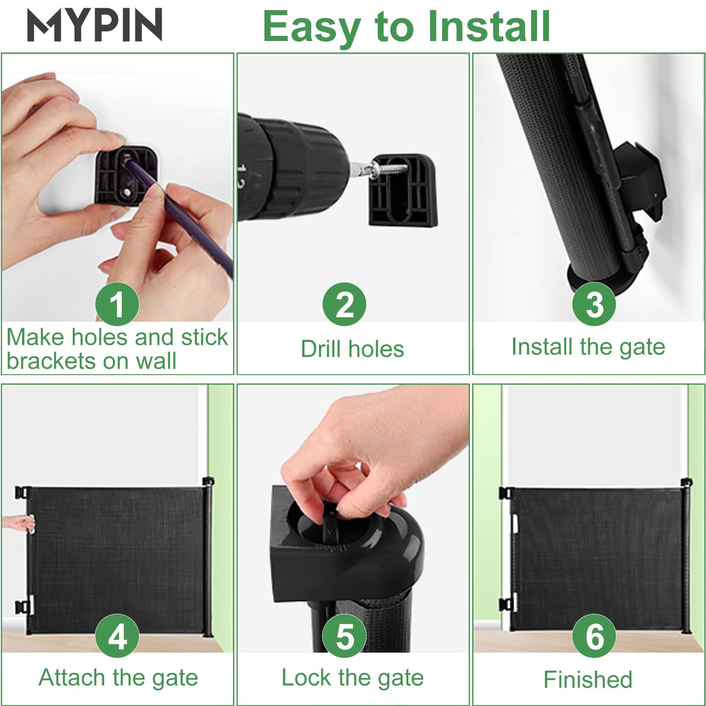 MYPIN one-handed operation with secure lock release