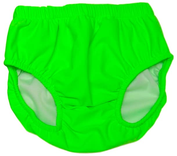 My Pool Pal adult swim diaper in lime green for discreet pool time.