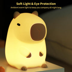 Myratts Capybara Night Light USB rechargeable for portable use