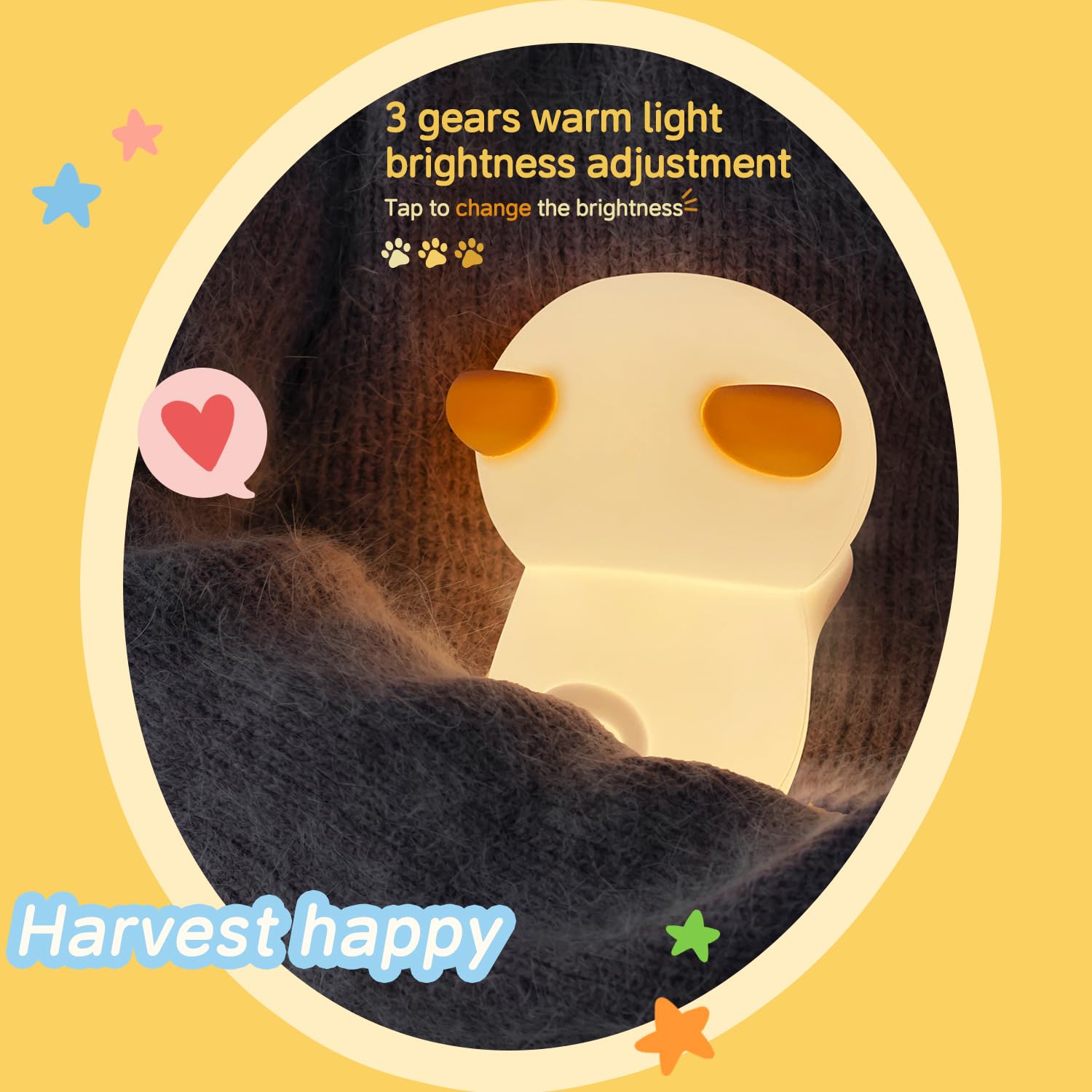 Myratts cat night light 30-minute timer helps unwinding at night