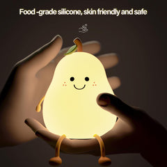 Myratts Pear Night Light color-cycle mode with seven color options