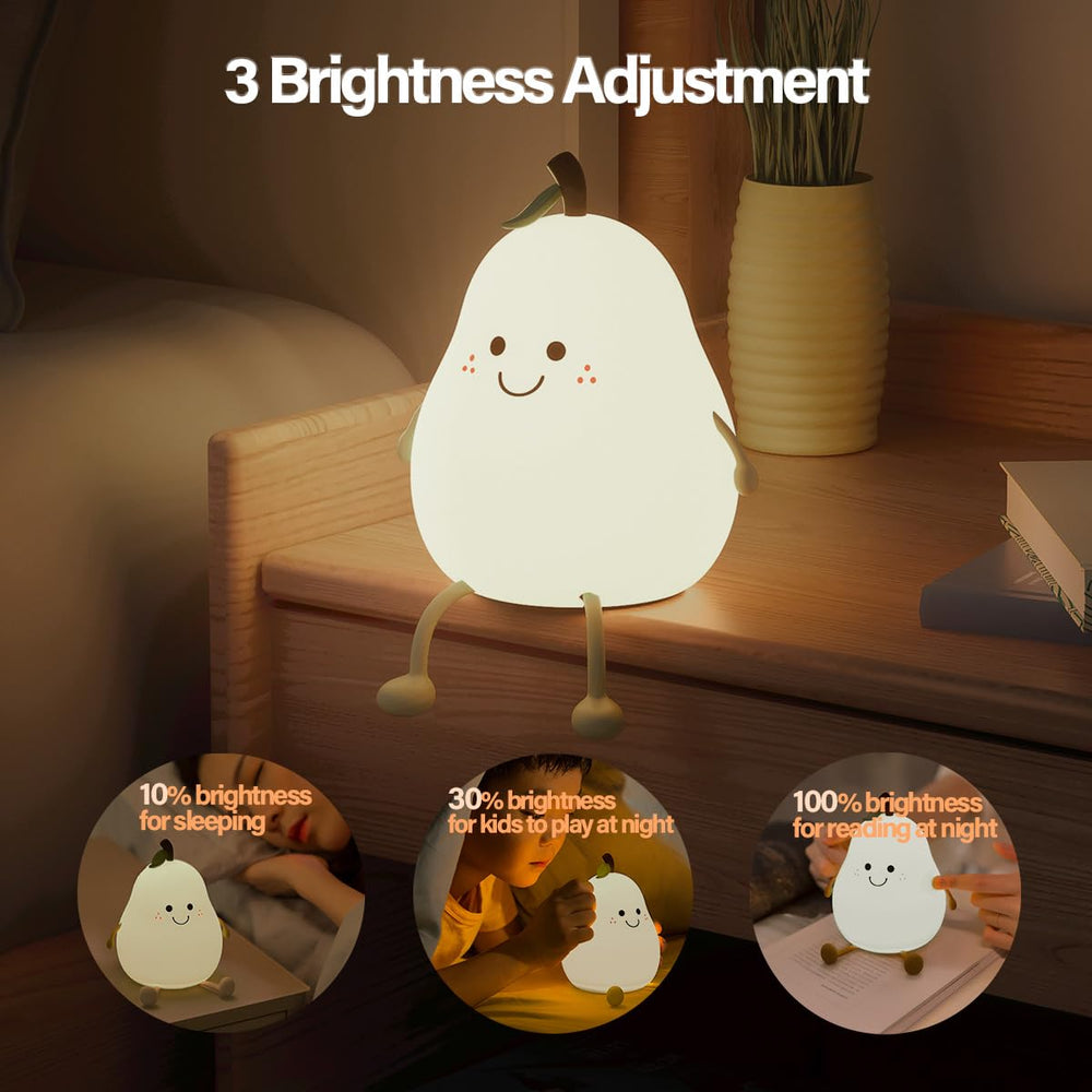 Myratts Pear Night Light timer mode supports 30 or 60 minutes