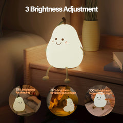Myratts Pear Night Light timer mode supports 30 or 60 minutes