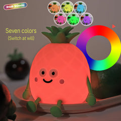 Myratts pineapple night light touch-control interface for easy brightness adjustment