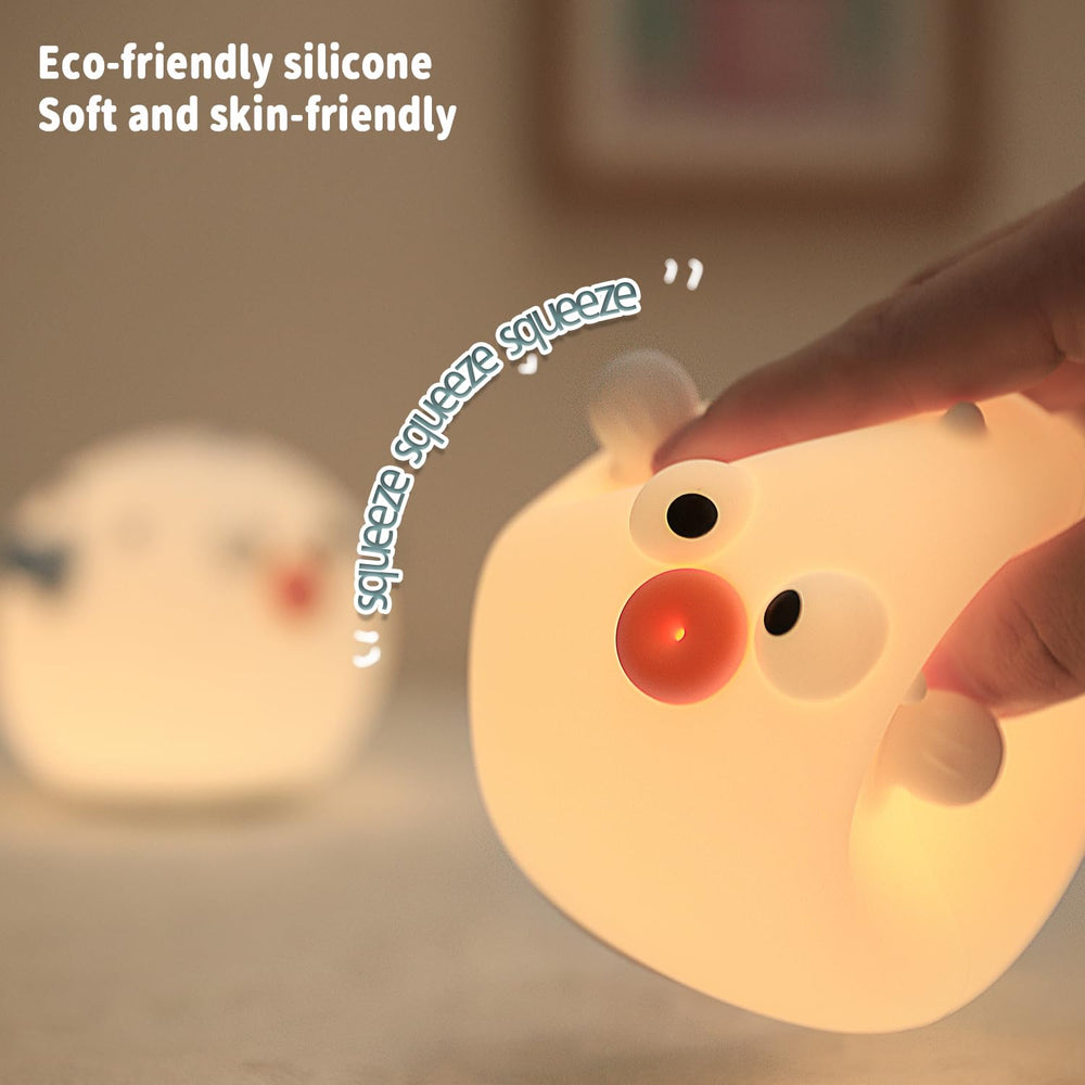 Myratts compact nursery light easy to carry on trips.