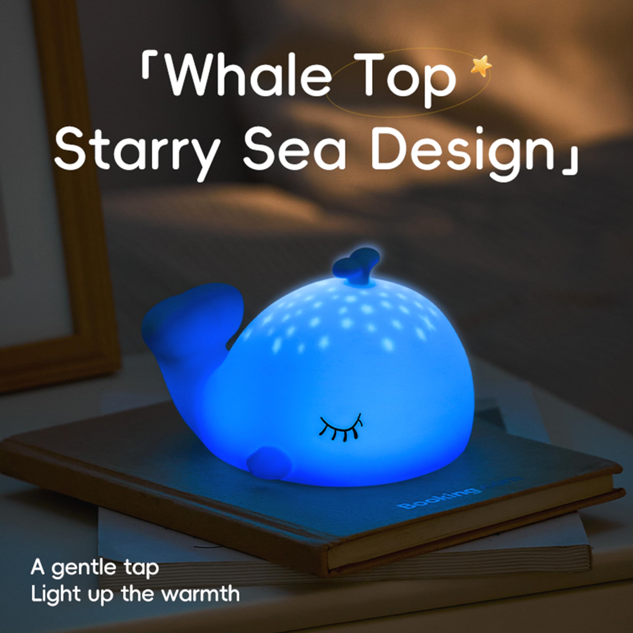 Myratts Whale Night Light adds friendly illumination to camping and party setups.