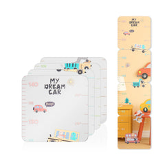 MYRO Mirror height chart with dream car design, ideal for tracking growth while signaling playtime.