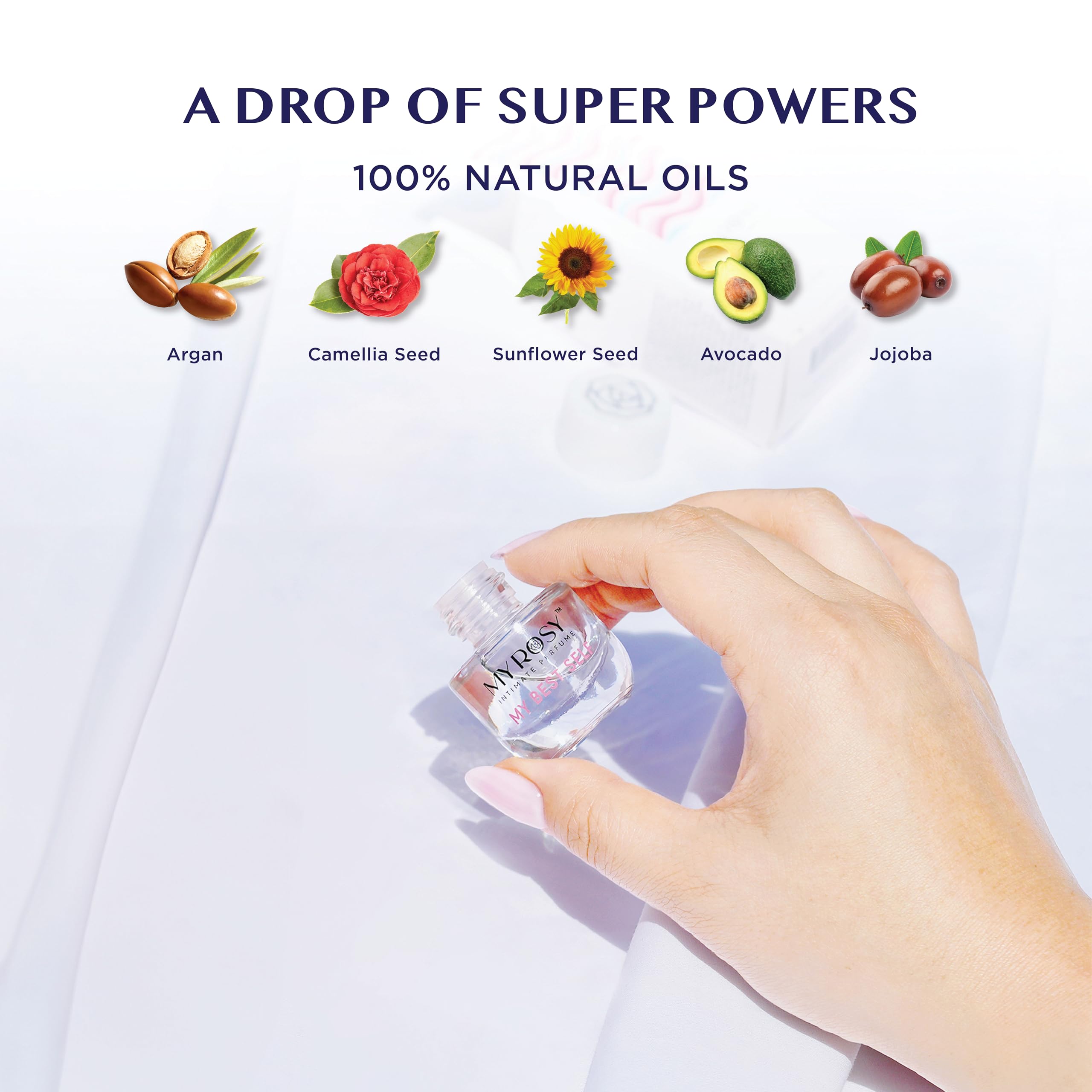 MYROSY alcohol-free gentle formula suitable for sensitive skin.