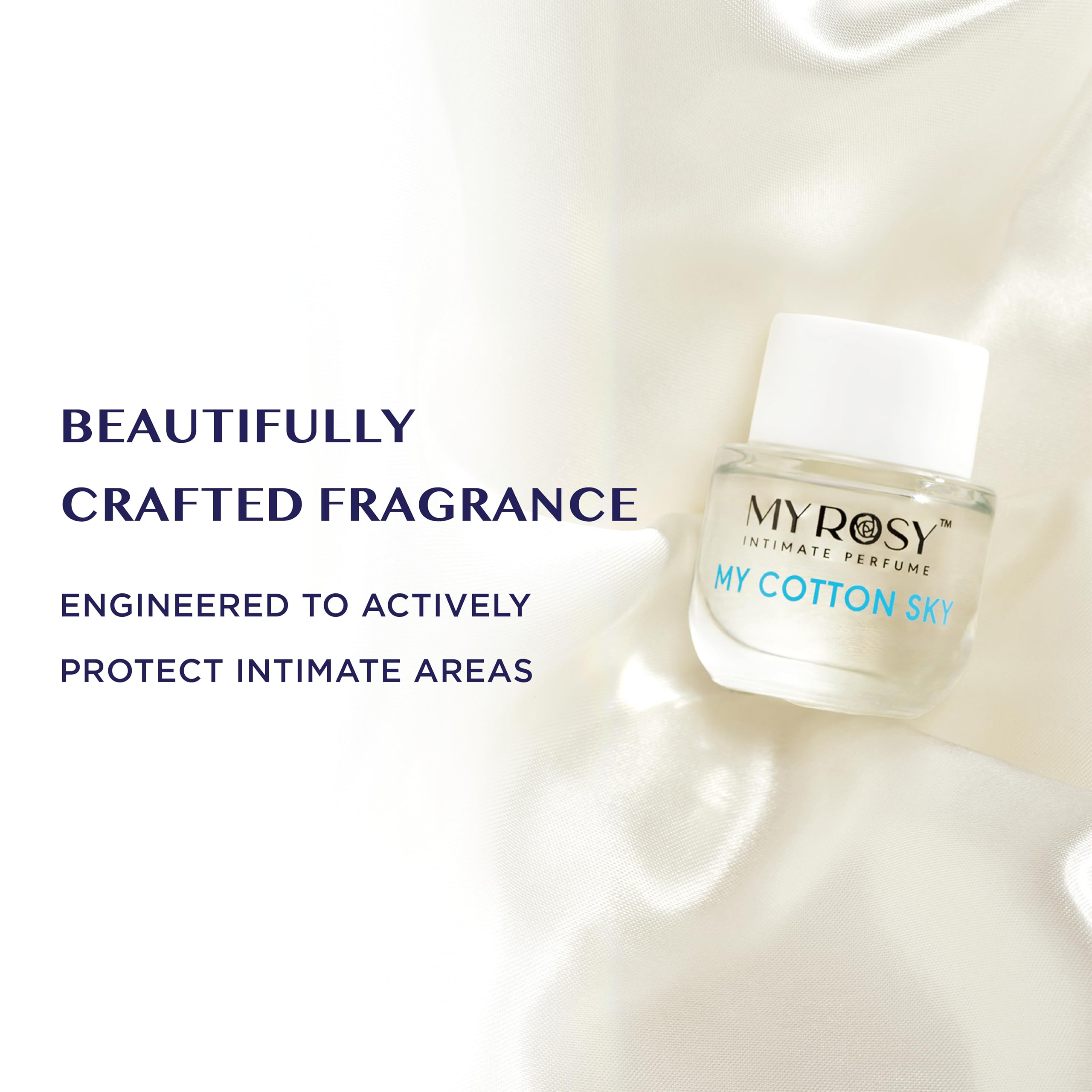 MYROSY My Cotton Sky jasmine-lilac heart-notes offer soft floral vibe.