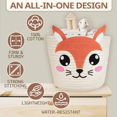 MYS HOMESTYLE Baby storage basket highlights essentials in an easy-to-reach tote.