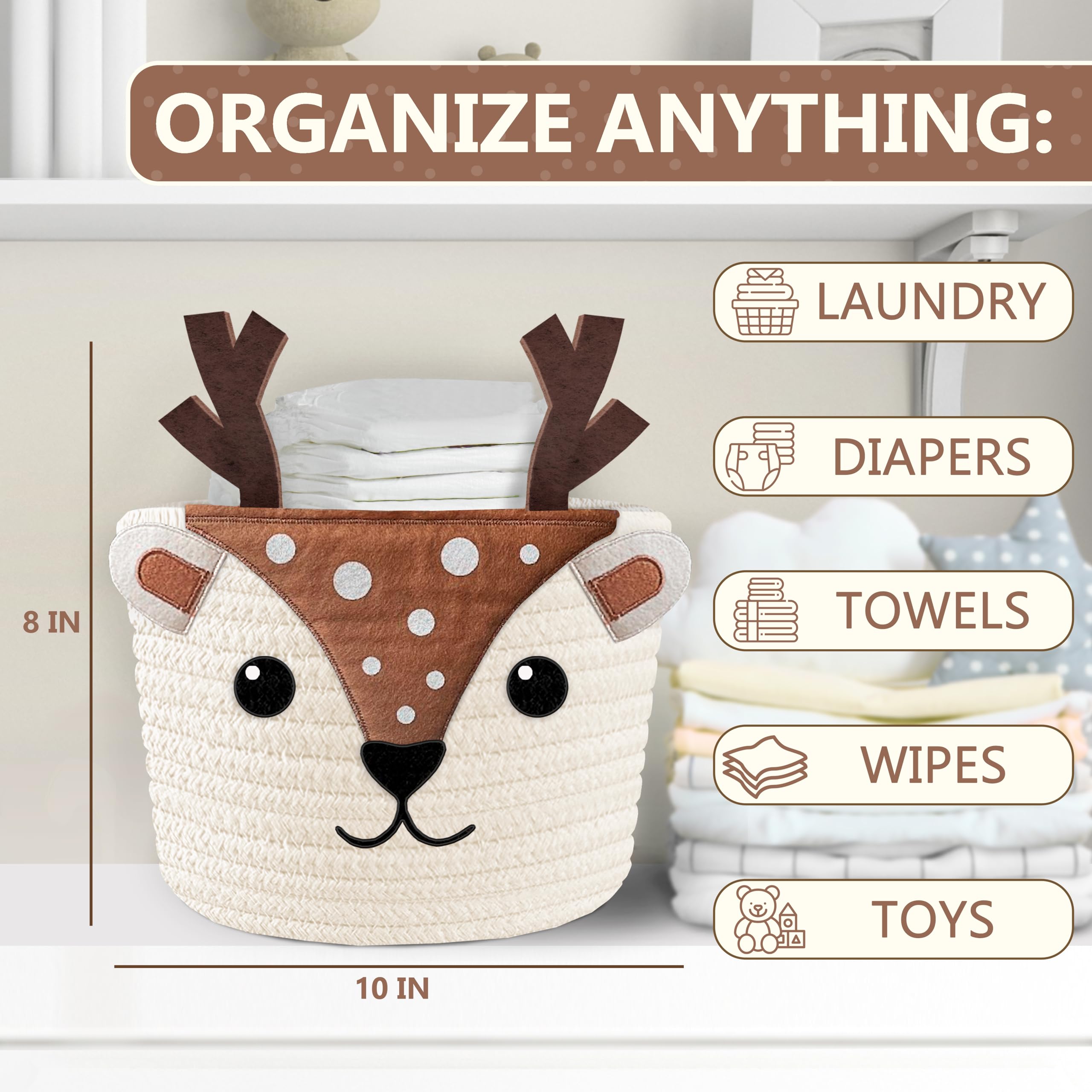 MYS HOMESTYLE Cotton rope closeup highlights sturdy stitching and durable structure.