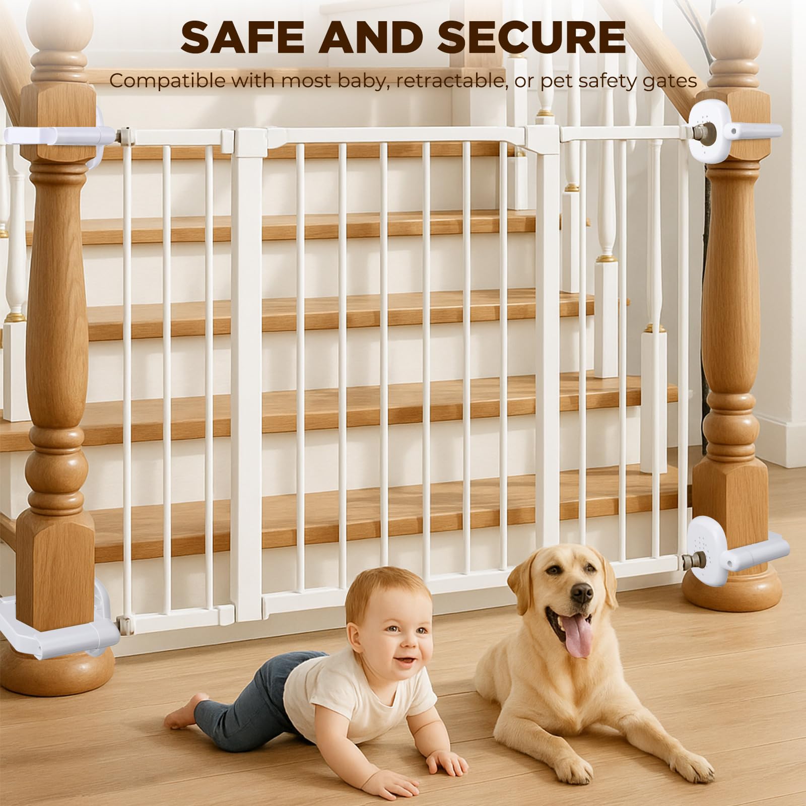 Mystarry stair banister protection keeps posts pristine during installation.