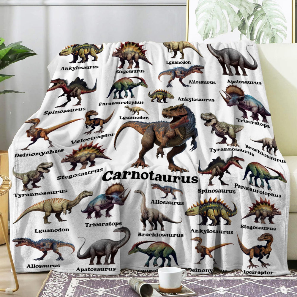 MYSTCOVER dinosaur blanket 40x30 is ideal for toddlers.