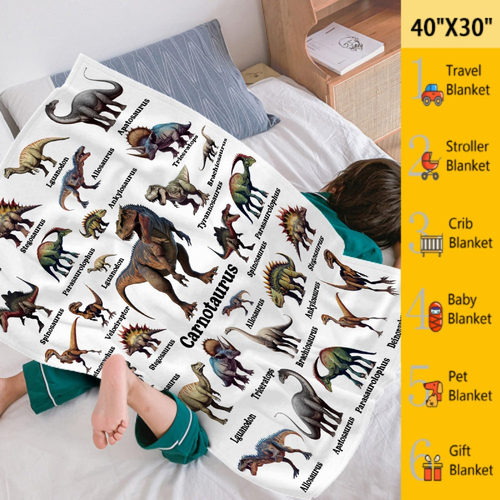 MYSTCOVER dinosaur blanket makes a gift idea for birthdays and holidays.