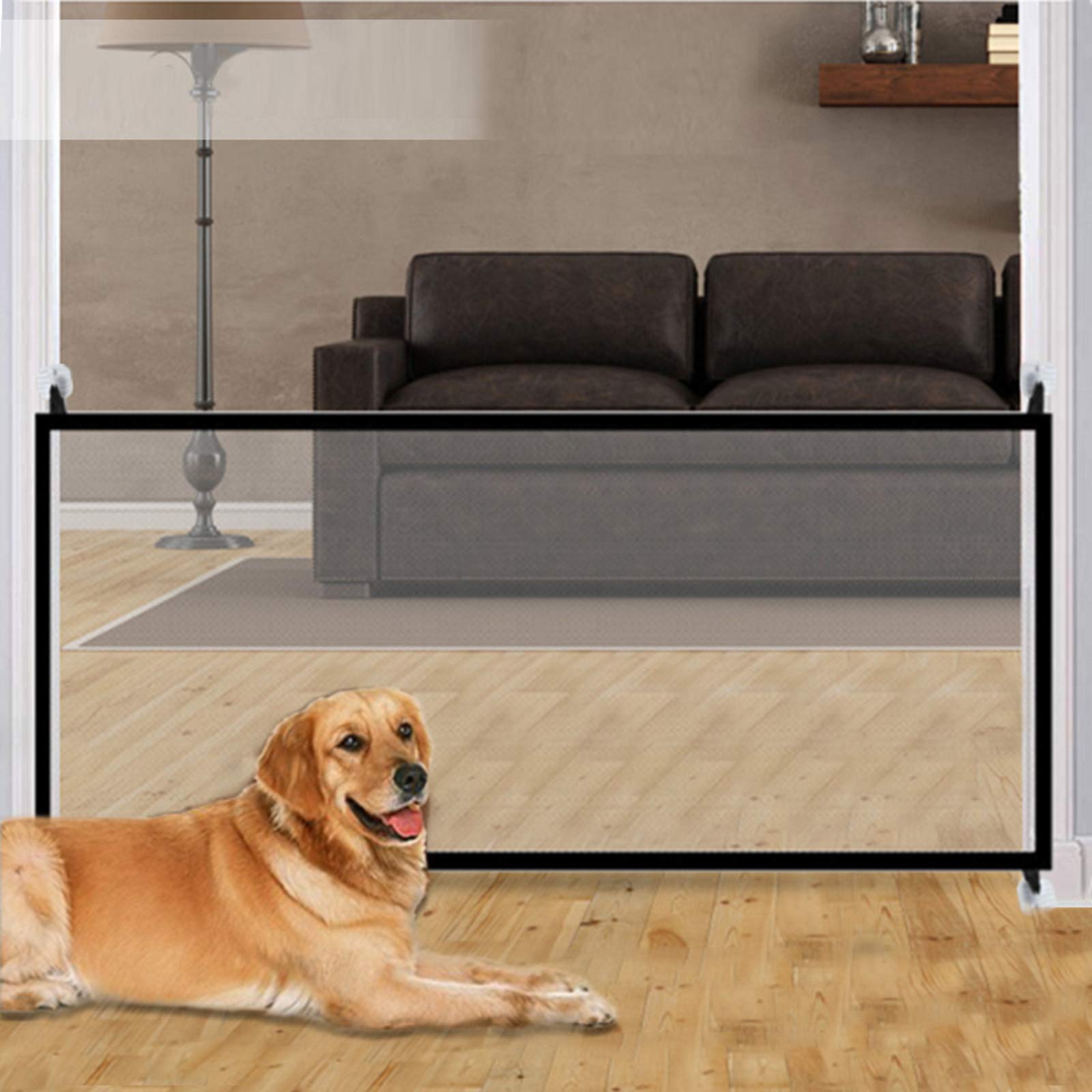 MyTickles Magic Gate assembly demonstrates quick, tool-free setup for instant pet containment.