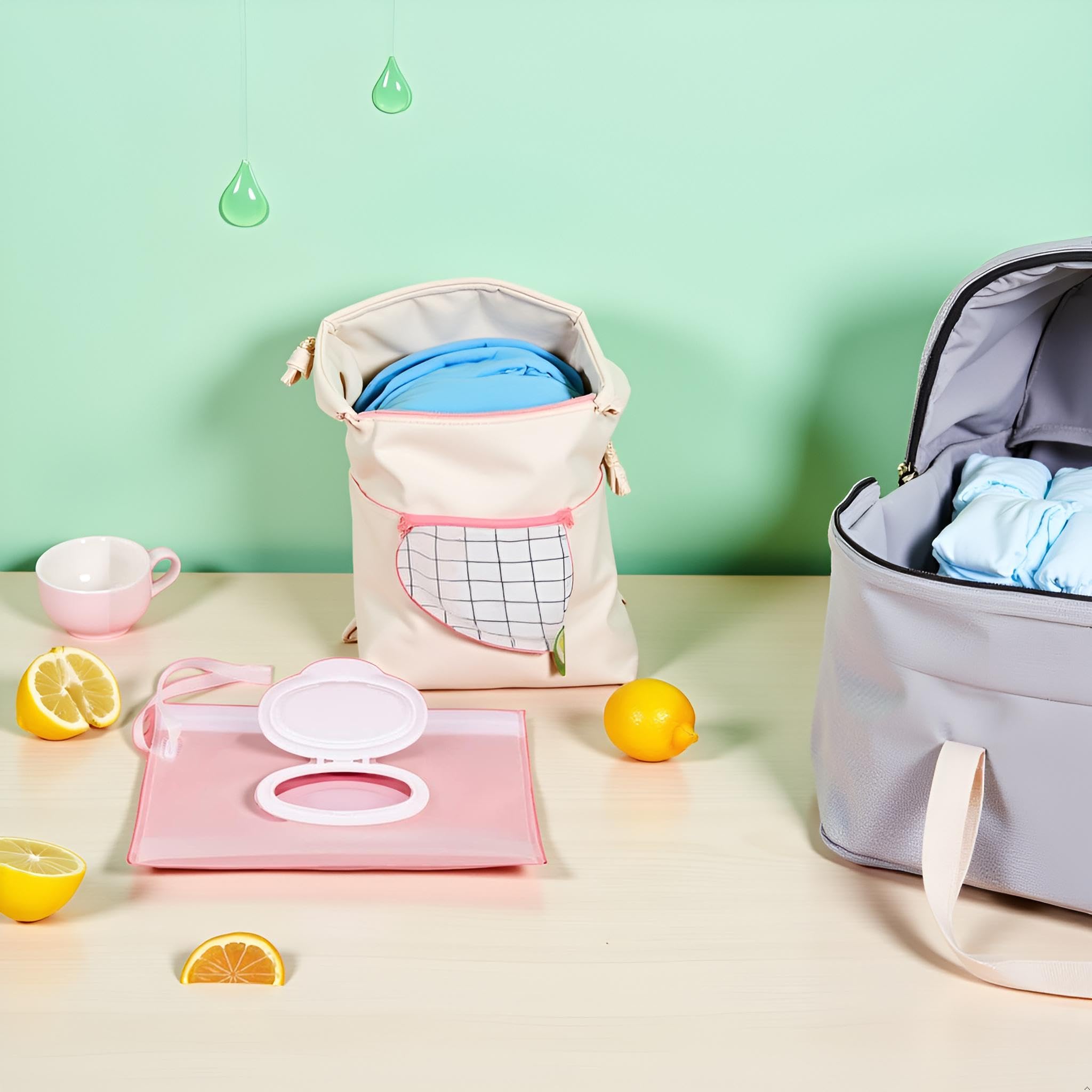 Myuiao waterproof shell protects wipes from spills during travel