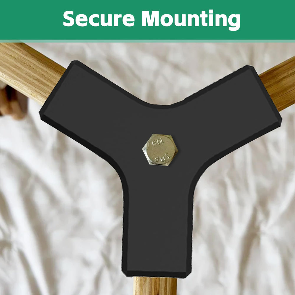 Myusya PETG material top connector provides durable, deformation-resistant support