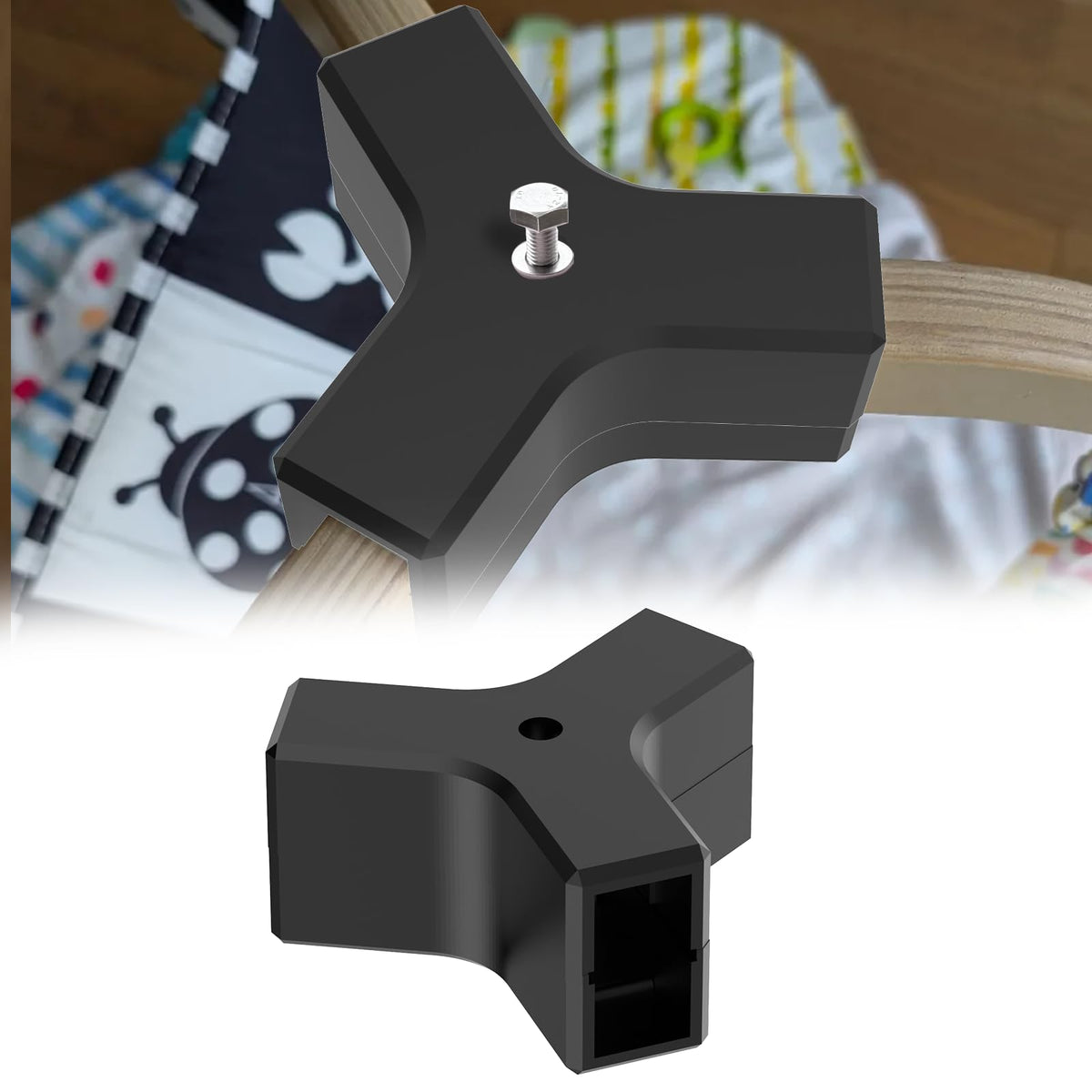 Myusya replacement top connector for Lovevery Play Gym offers secure mounting and easy replacement