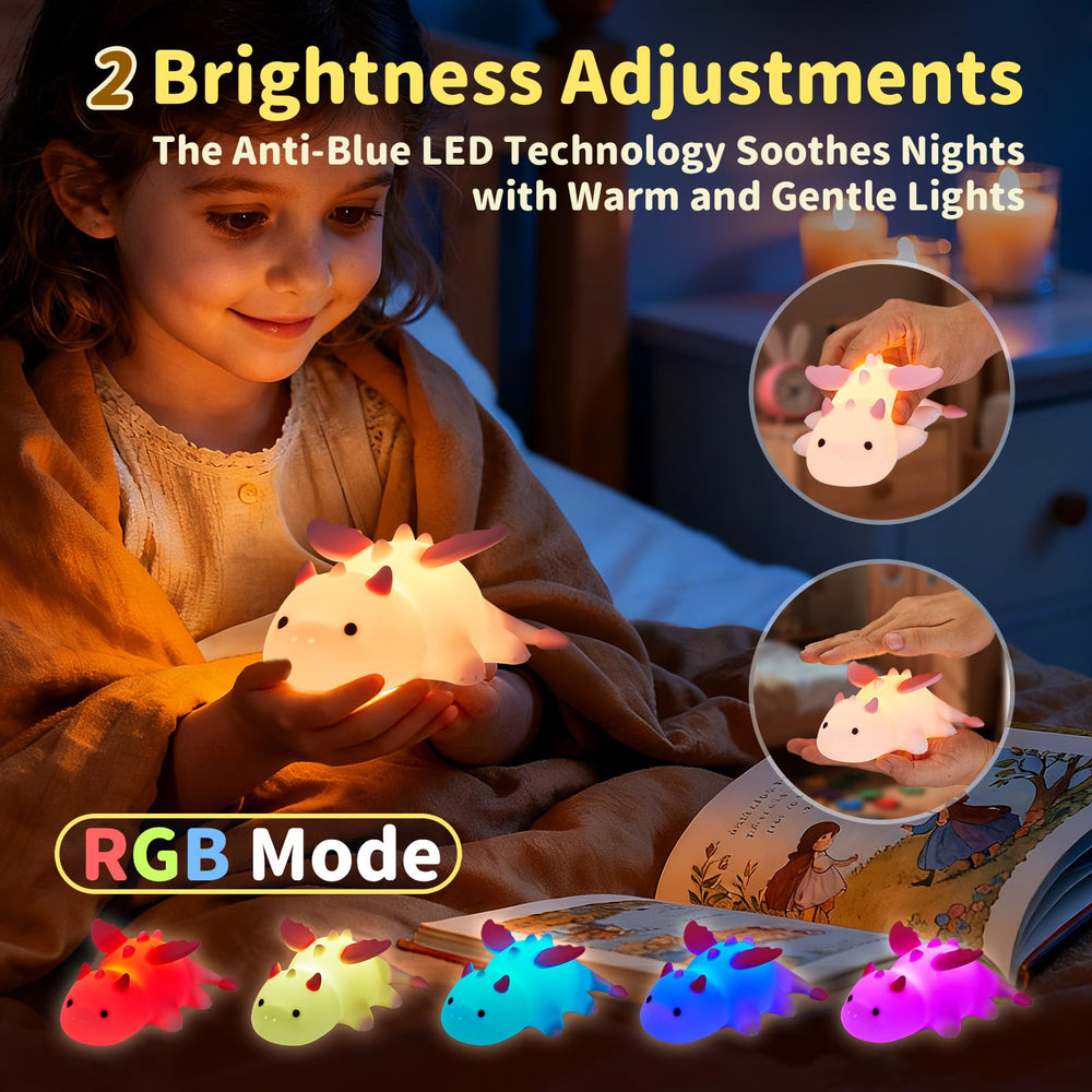 Myzztek silicone night light provides a soft, touch-friendly surface