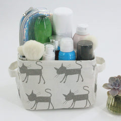 Mziart nursery storage basket on shelves adds soft, natural decor.
