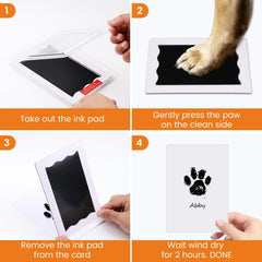 Nabance baby handprint guide for safe, simple imprinting.