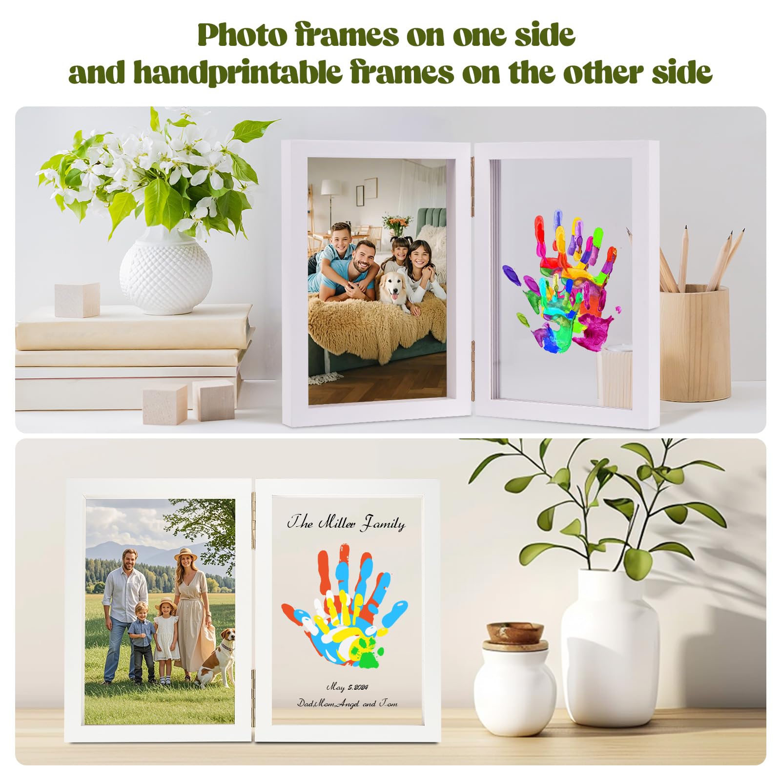 Nabance handprint kit paint colors in use for vibrant keepsakes