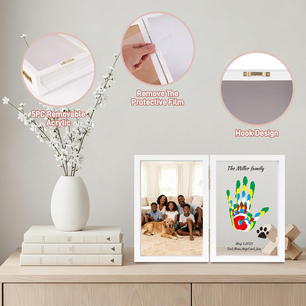 Nabance transparent sheets protect prints during drying.