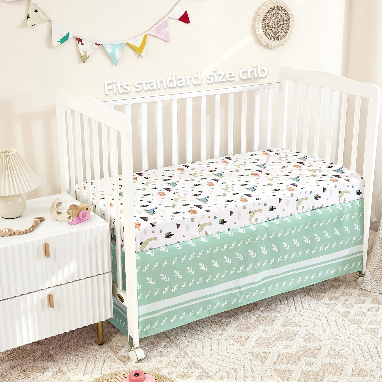 NacoMoco 3-piece baby bedding set provides complete, all-season comfort