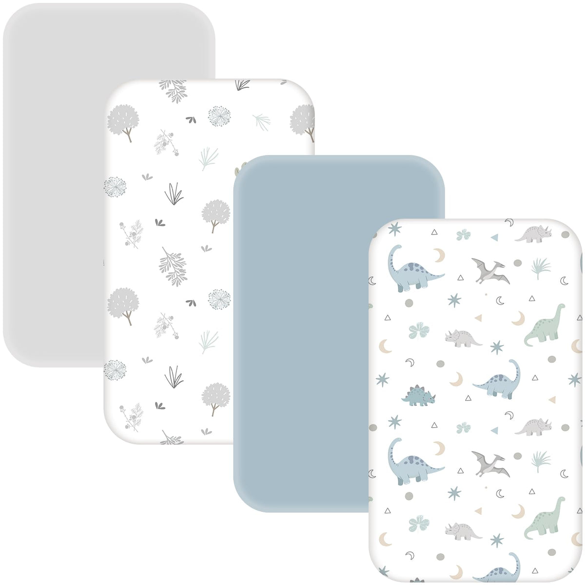NacoMoco bassinet sheets 33x20 bundle for snug, cozy sleep.