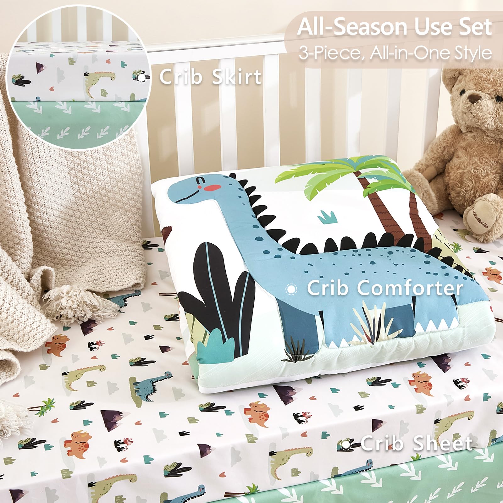 NacoMoco microfiber bedding is easy to clean and quick-drying